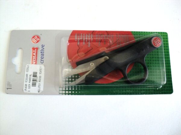 TESOURA TECELAO PRETA 12CM MUNDIAL 601N