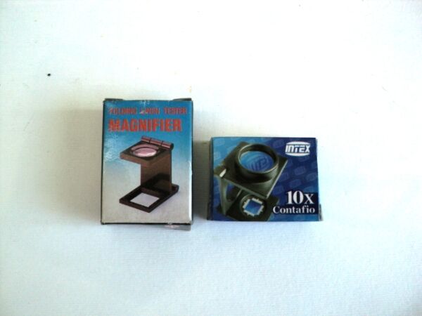 LENTE CONTA FIO ALUMINIO 23 CFM 10X PRETO